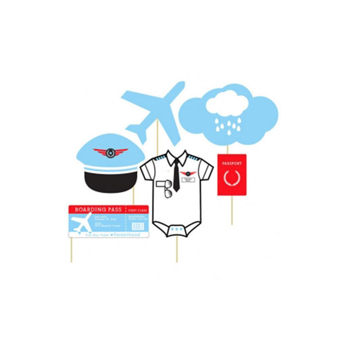 Airplane Baby Shower Photo Props - Custom File