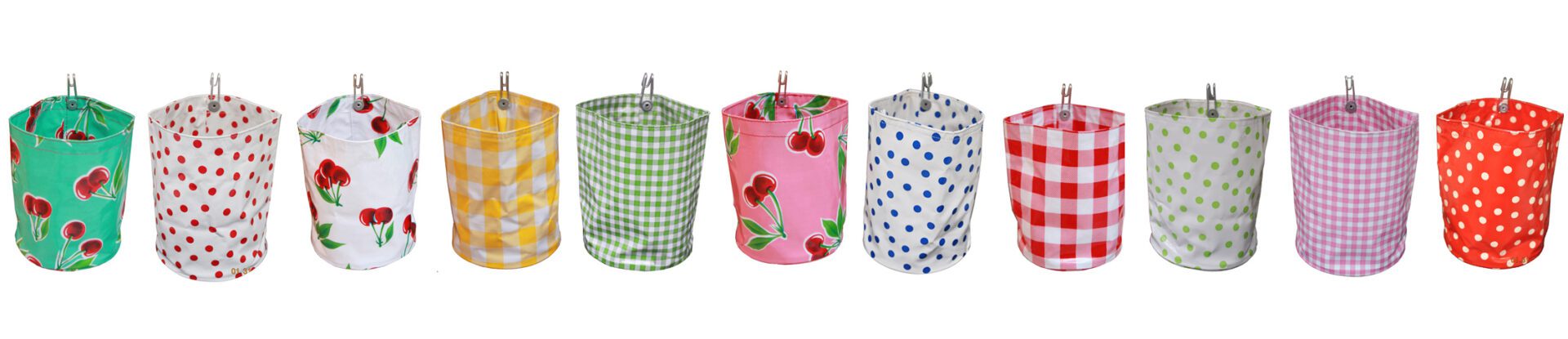 Pink Cherry Print Organizing Vinyl Pouch