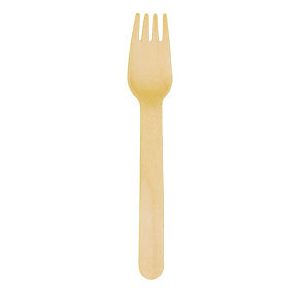 Wooden Forks 6.5 inches Set of 20