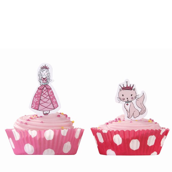 Princess Cake Cases and Toppers