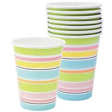 Sweet Soiree Stripe Paper Cups
