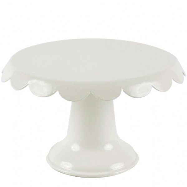 Petite Scalloped 5.5 Inch Cake Stand