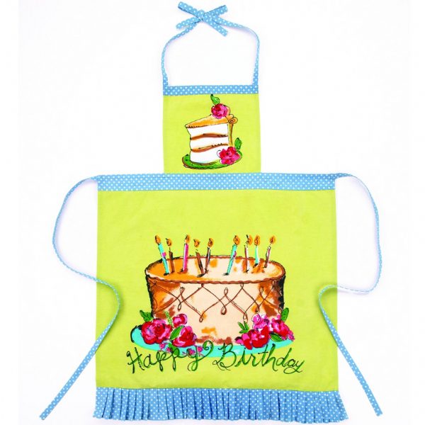 Multi Happy Birthday Apron