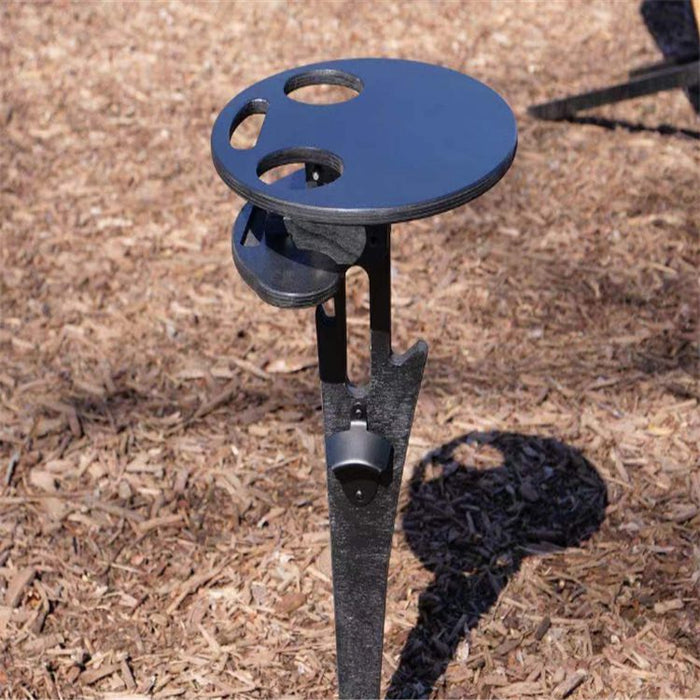 Wood Picnic Collapsible Drinks Table