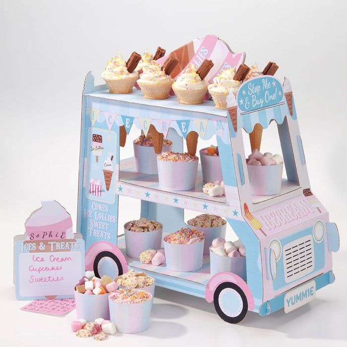 3 Tiered Ice Cream Truck Stand