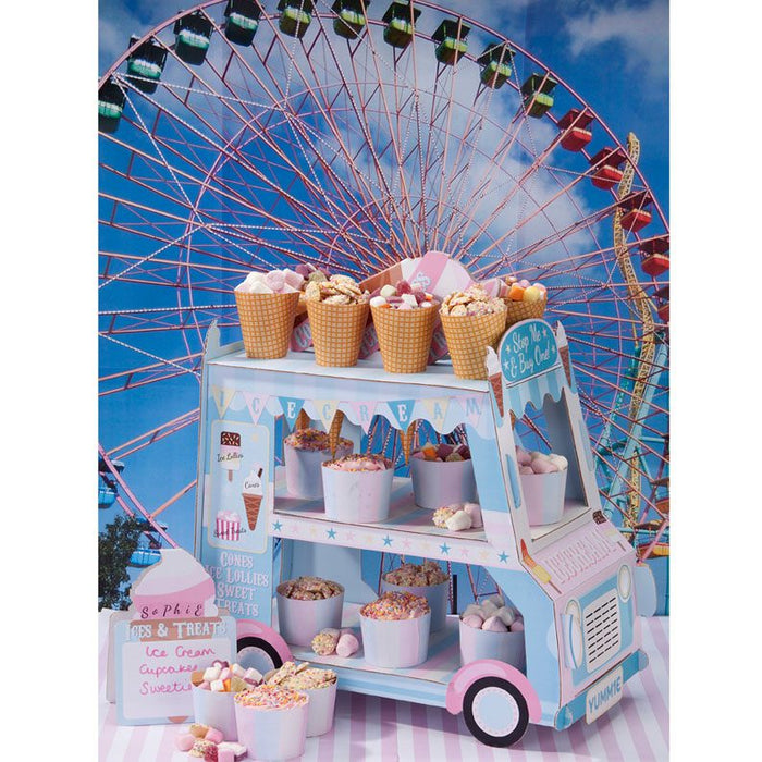 3 Tiered Ice Cream Truck Stand