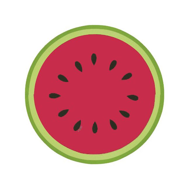 Watermelon Slice Dessert Paper Plates