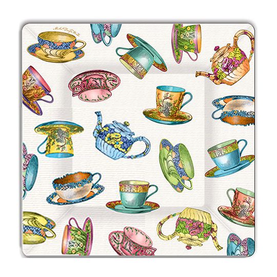 Tea Cups Dessert Paper Plates