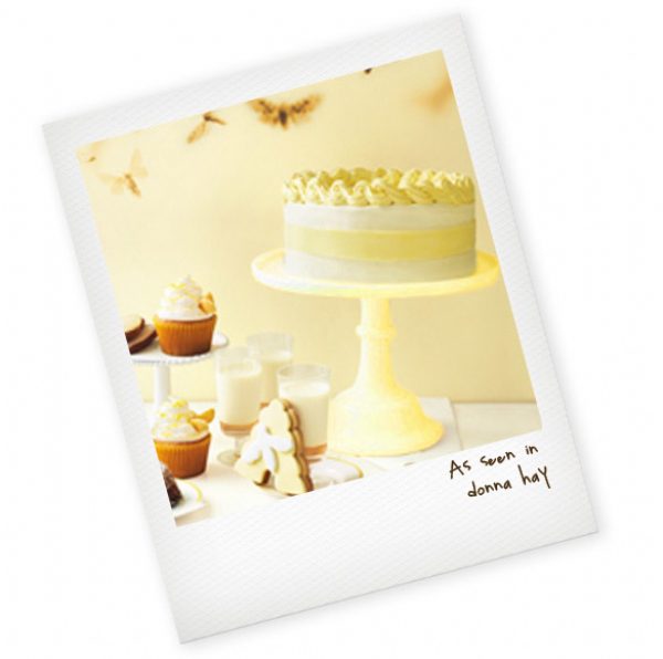 Yellow 12 Inch Cake Stand