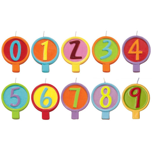 Circle Number Candles