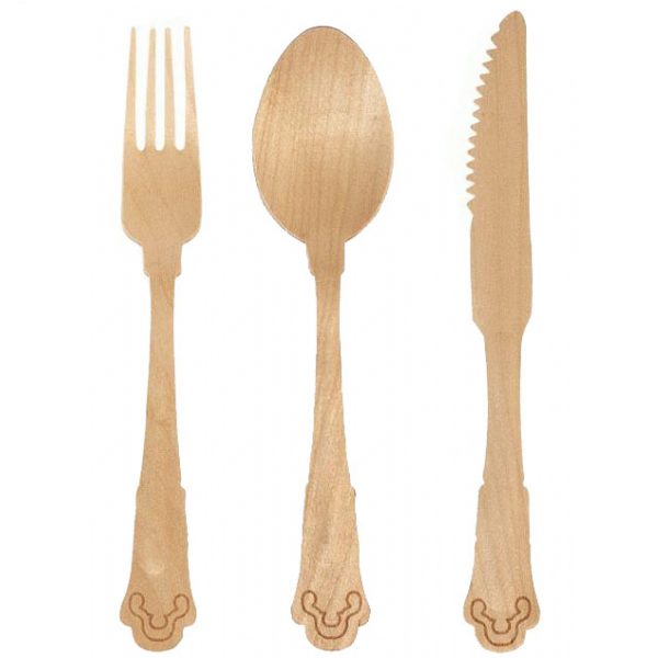 Eco Beech Wood Table Cutlery Set of 10