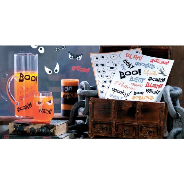 Halloween Decals Re-useable