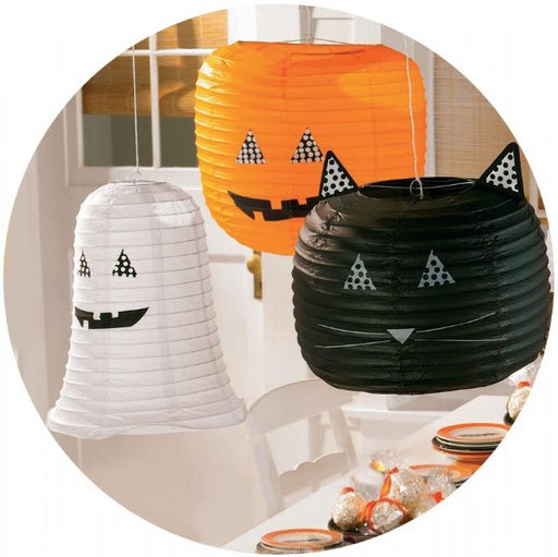 Halloween Paper Lanterns Set