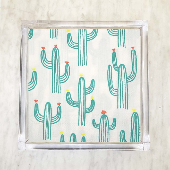 Large Cactus Luncheon Paper Napkins – 2 Packets