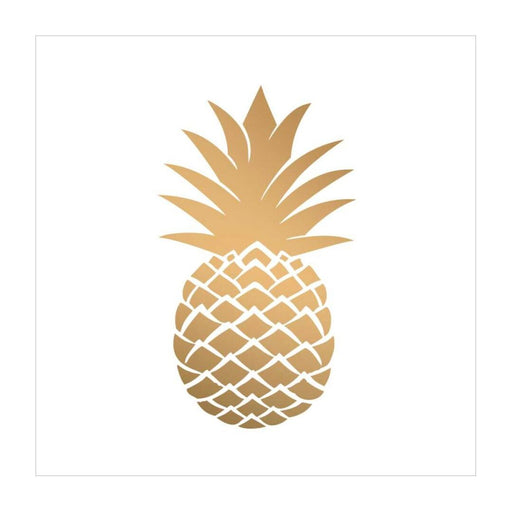 Gold Pineapple Cocktail Napkins