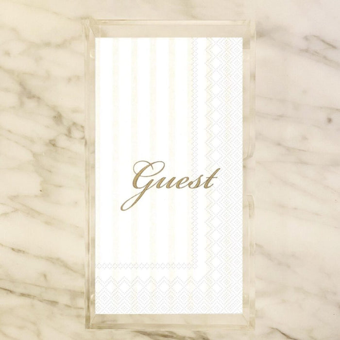 Monogram Guest Paper Napkins 1 Packet