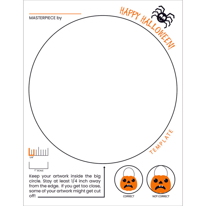 Make Your Own Melamine Plate - Upload Your Own Artwork - Halloween Edition