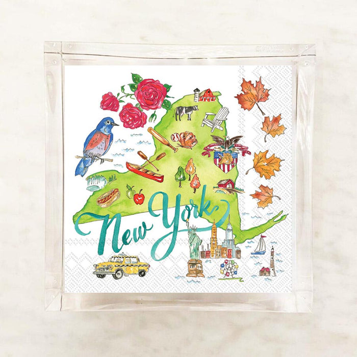 New York Cocktails Paper Napkins by Rosanne Beck – 2 Packets