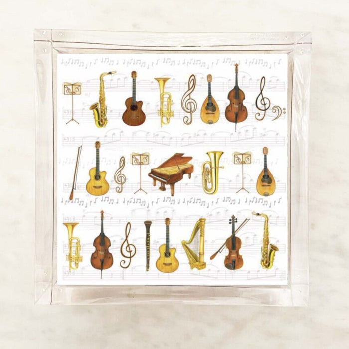 Orchestra Instruments Cocktail Paper Napkins