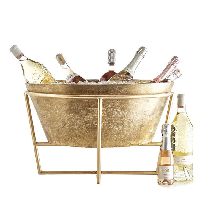 Champagne and Wine Gold Tub