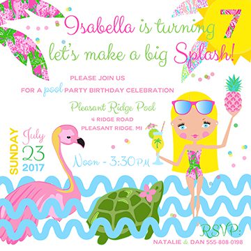 Palm Beach Paperless Post Invitation - File to Upload
