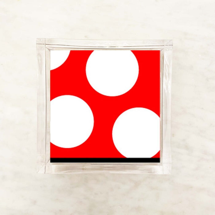 Red and White Polka Dot Cocktail Napkins – 2 Packets
