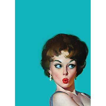 Oooo! Retro Glam Instant Download Invitation - Jpeg File