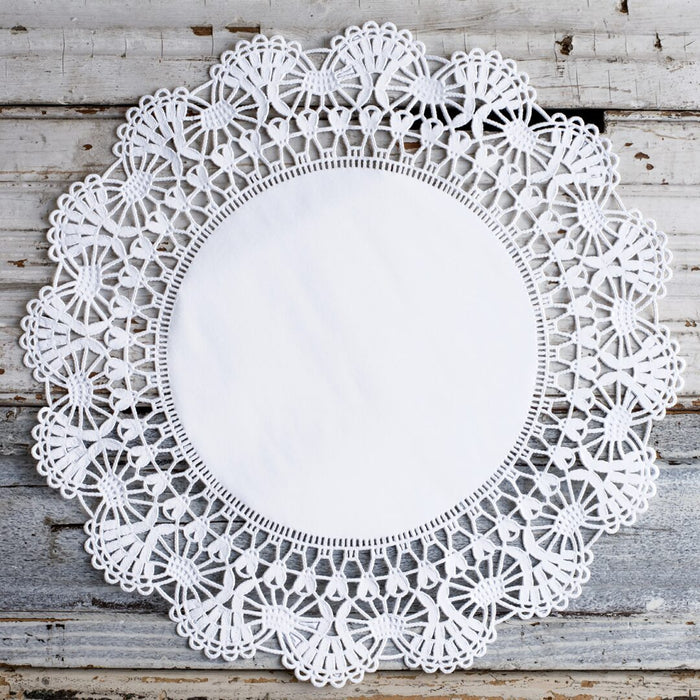 Romantic White Lace Doilies 3 Different Sizes