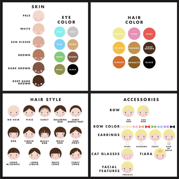 Personalized Melamine Paper Doll 8oz Snack Bowl