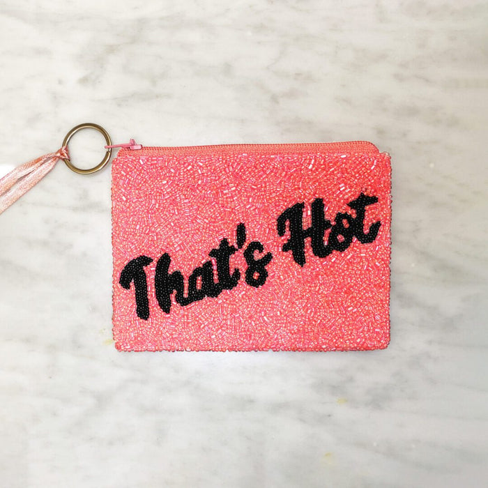 That's Hot Beaded Coin Purse - SOLD OUT