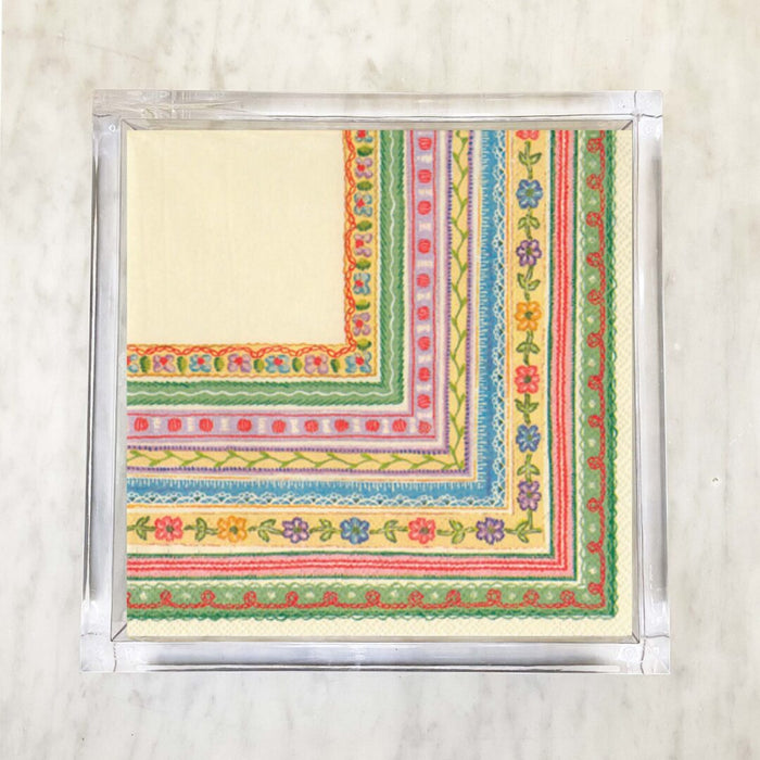 Festival Stripes Luncheon Paper Napkins – 2 Packets