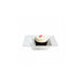 Square Plastic White Dessert Bowls