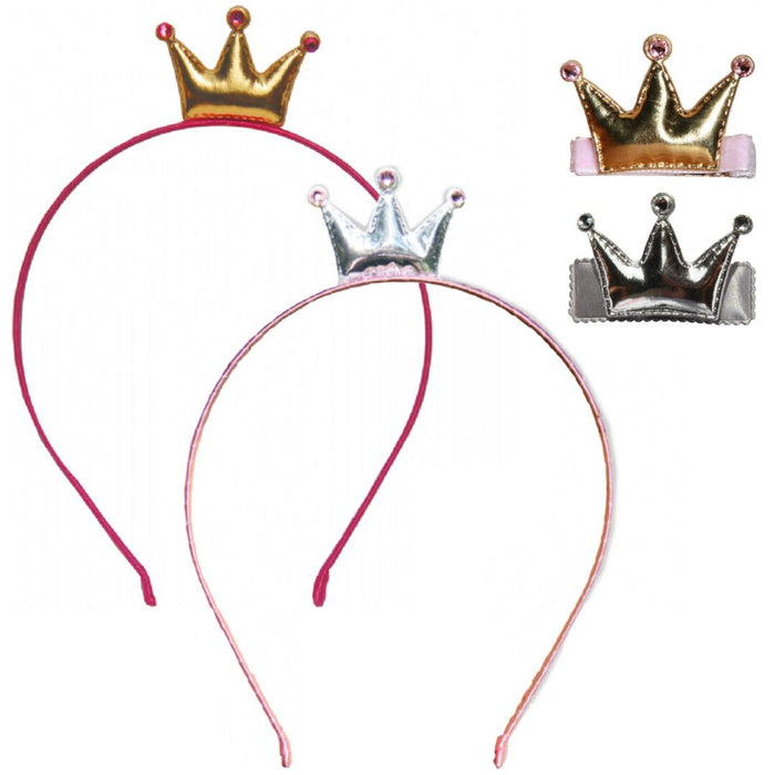 Gold and Silver Crown Headpieces
