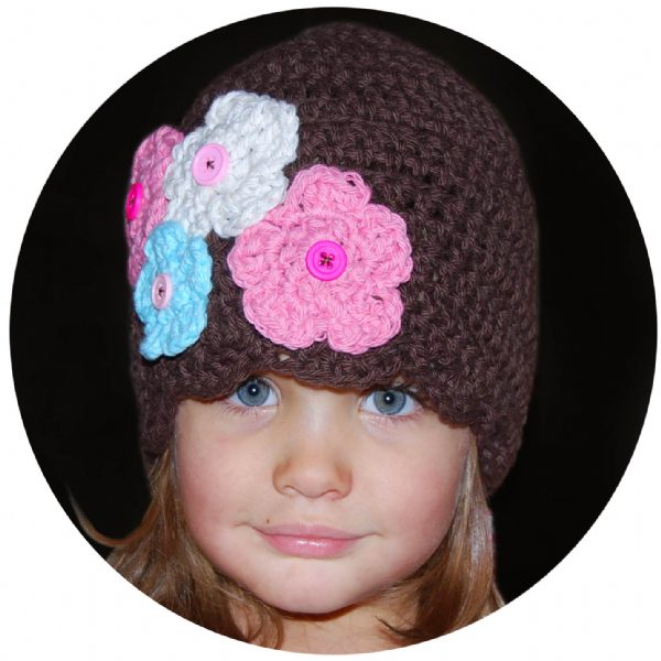 Ecru Dolled Up Crochet Cap
