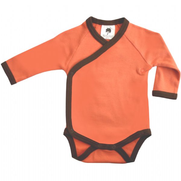Persimmon Organic Kimono Onesie