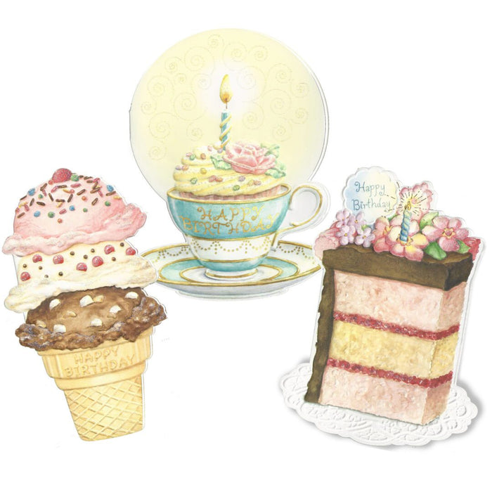 Sweets Birthday Card Collection Set of 6