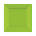 Kiwi Green Square Dessert Paper Plates