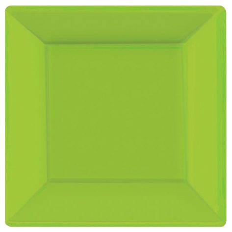 Kiwi Square Dinner Paper Plates