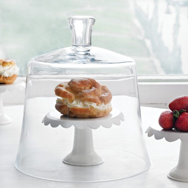 Petite Scalloped 5.5 Inch Cake Stand