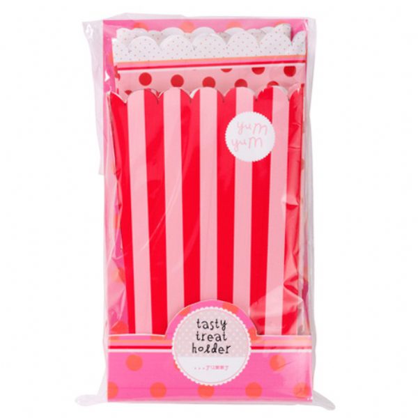 Sweet Treat Holders Pink Dot and Stripes