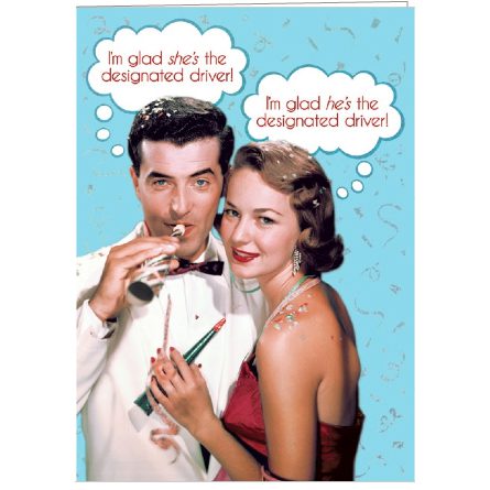 Designated Driver New Year Cards available