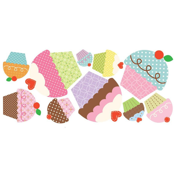 Happy Cupcake Giant Wall Decals