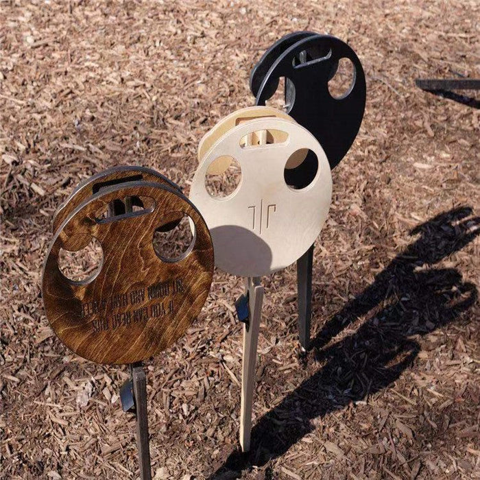 Wood Picnic Collapsible Drinks Table