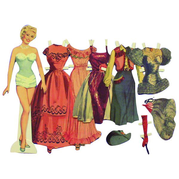 Movie Star Paper Dolls Set of 5