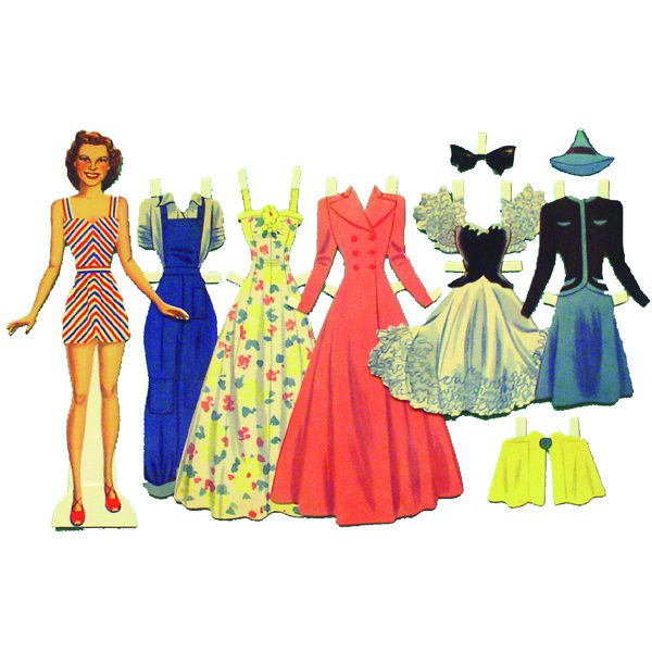 Movie Star Paper Dolls Set of 5