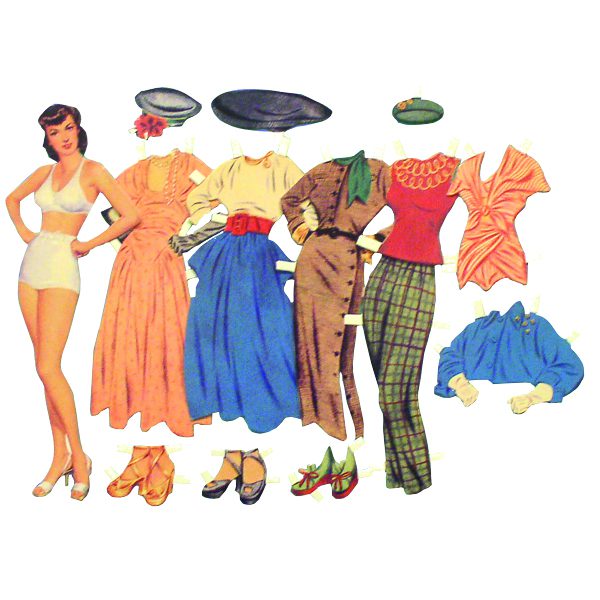 Movie Star Paper Dolls Set of 5