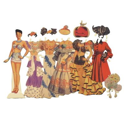 Movie Star Paper Dolls Set of 5