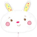 White Little Bunny Foil Balloon