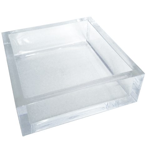 Chic Lucite Luncheon Napkin Holder