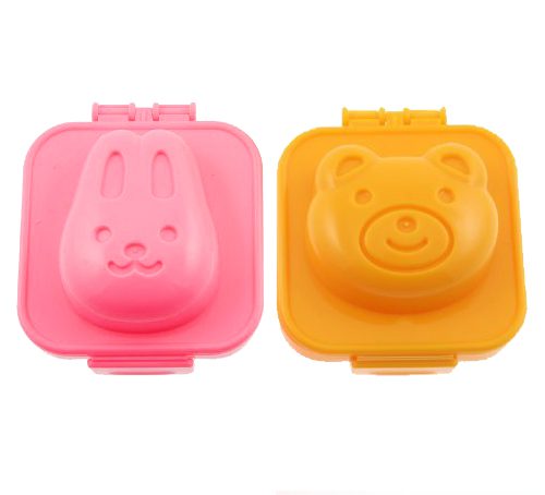Bunny Rabbit and Teddy Bear Boiled Egg Mold
